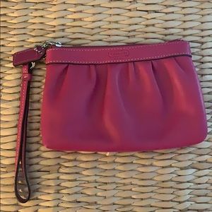 Coach Magenta Wristlet NWOT